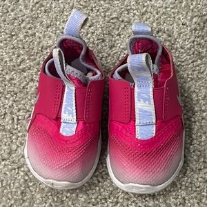 Kids Pink Slip-On Shoes Nike